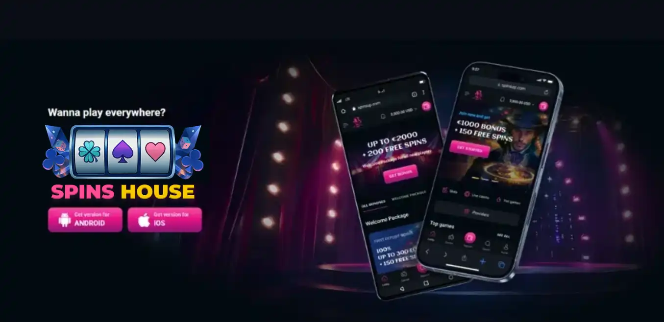 SpinsHouse Casino App-Screenshot
